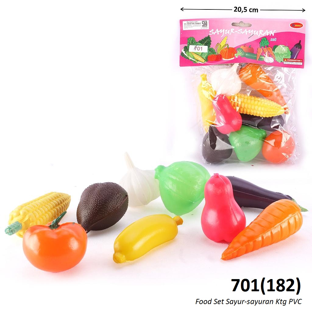 Food Set Sayur-sayuran Ktg PVC @216