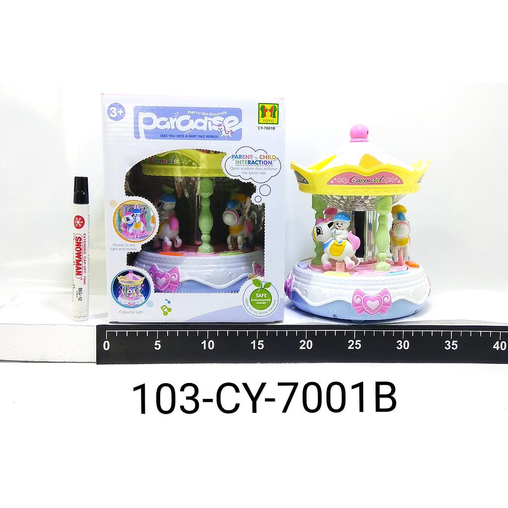Baby Musical Komidi Putar B/O Berputar Musik Cerita Lampu Paradise Box Window @24