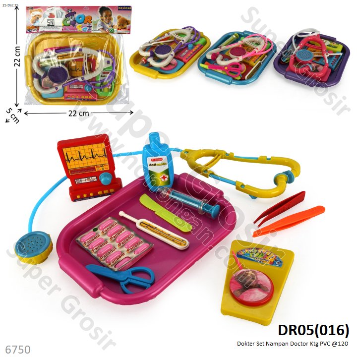 Dokter Set Nampan Doctor Ktg PVC @120