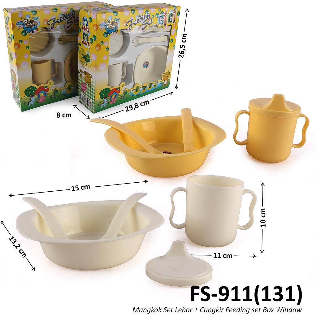 Feeding Set 5 Pcs Cici Box Window @24