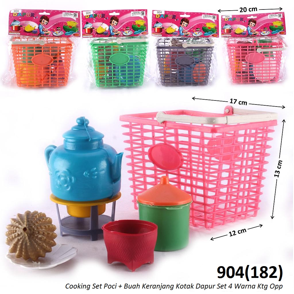 Cooking Set Keranjang Tas Kotak Dapur Set Ktg Opp @120