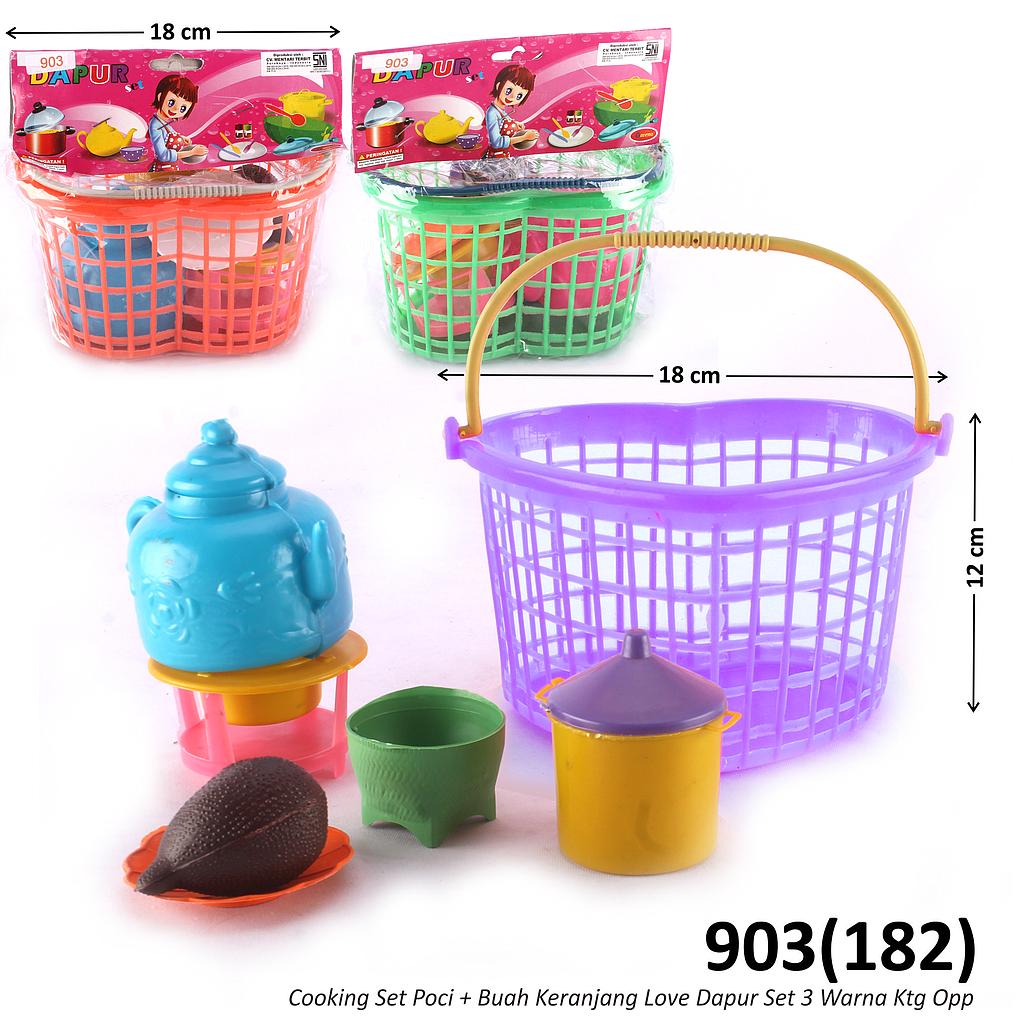 Cooking Set Keranjang Tas Hati Dapur Set Ktg Opp @96