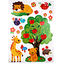 ^Sticker 3D Pvc Motif Campur @360