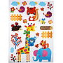 ^Sticker 3D Pvc Motif Campur @360