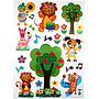 ^Sticker 3D Pvc Motif Campur @360