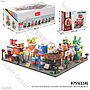 Mini Block Toko Makanan Lele Brother Crea Street 8 Model 1 Box 8 Pcs Box @144