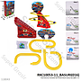 Track Seluncur Karakter B/O Gerak Musik Lampu Box @96