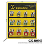 Gembok Mini Warna 20-25-30 mm 12 Pcs Padlock Press @50