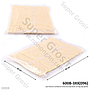 Lap Chamois / Kanebo Lembaran Polos 43x32 cm 1 Ikat 10 Pcs Ktg Opp @0
