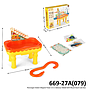 Pancingan Set Kolam 2 in 1 Seluncur Bebek B/O Musik Duck Cute Box @24