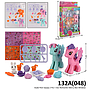 Figure Kuda Pony Set 2 Pcs dan Acc Romantic Merry Box Window @192