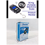 Timbangan Gantung Digital + Batu Baterai AA 2 Pcs Portable Electronic Scale 682 Box @100
