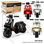 Tunggangan Sepeda Motor Honda Scoopy B/O Musik Koli @1