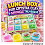 Slime Lunch Box Crystal Mud 1 Box 24 Pcs Box Plastik @480