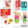 Kitchen Set Kulkas Boneka dan Food Set Kitchen 1 Inner 48 Pcs Ktg PVC @96