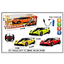 R/C Mobil Lamborghini 1:18 Charge + Kabel Charge Lampu Speed Racing 27 MHz 4 Channel 1 Ikat 4 Pcs 1 Inner 36 Pcs Box Window @72