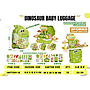 Mainan Koper Set Dinosaur Baby Luggage 3 In 1 JQPT259 Koper @72