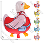 Balon Gas Goose 50 Pcs Pack Plastik @60