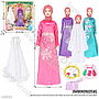 Boneka Barbie Hijab Set Mukena dan Make Up Muslimah Gamis Style Box Window @48